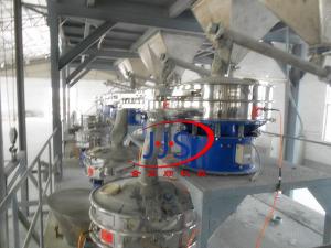 振動篩在碳酸鈣漿料使用現(xiàn)場！